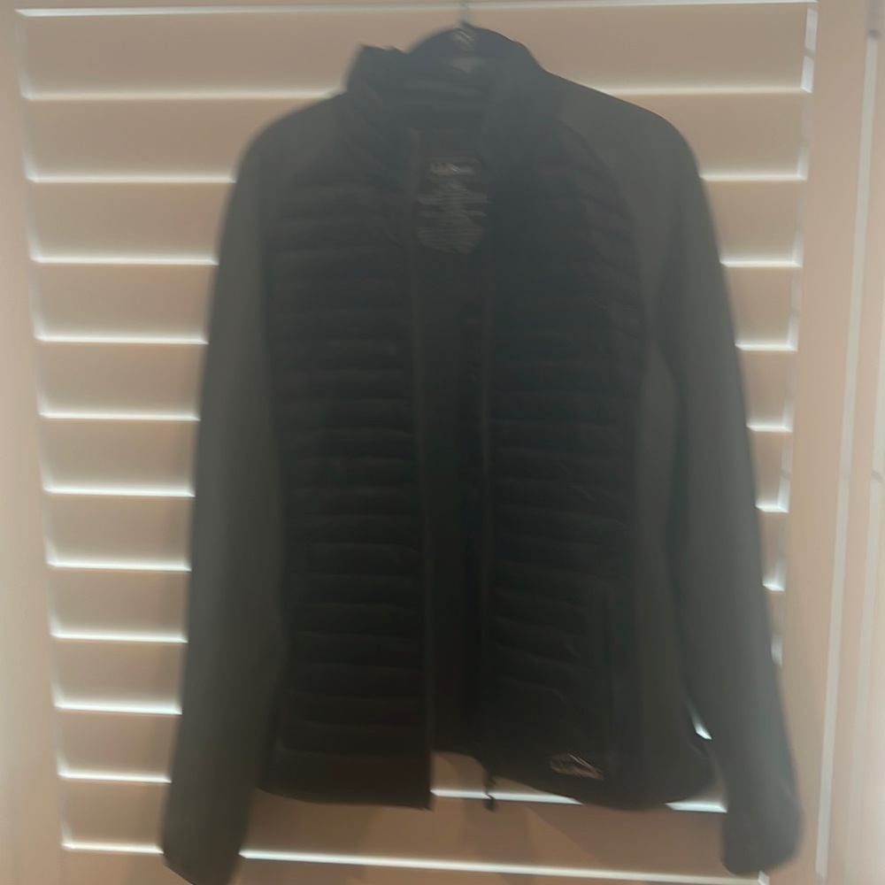 L.L. Bean black and grey liner/jacket. Sz. L, hardly worn.